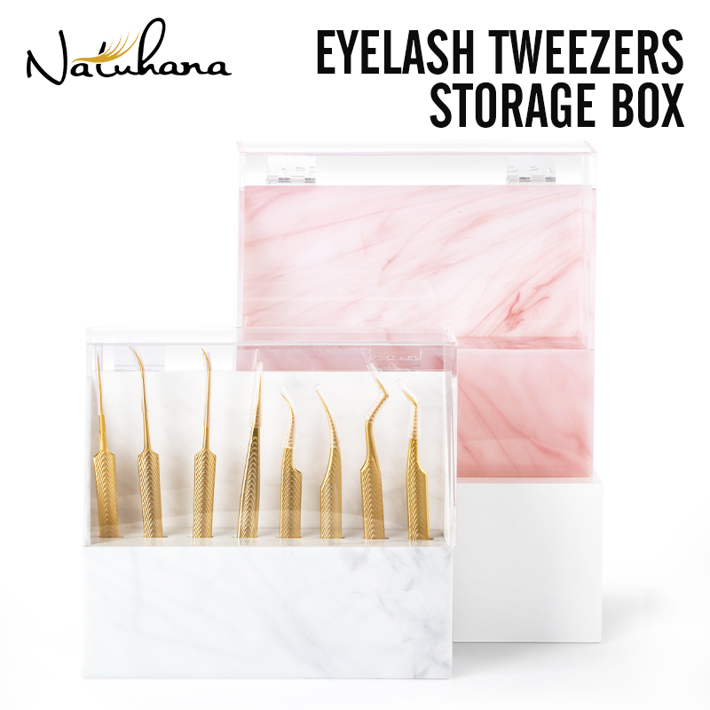 Lash Tray Organizer - NATUHANA 8 Slots Acrylic Eyelash Extension