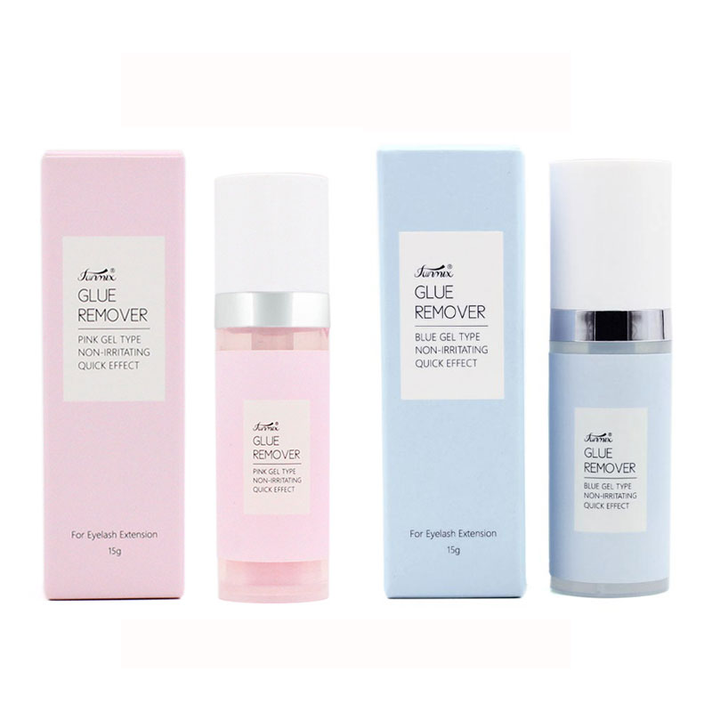 Eyelash Extension Remover Gel - 15g Pink/Blue Gel Remover For Eyelash