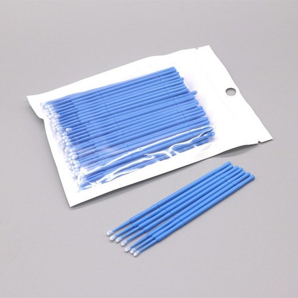 100pcs/lot Micro Brushes Make  - Eyelash Extension Uv Glue 评论和价格
