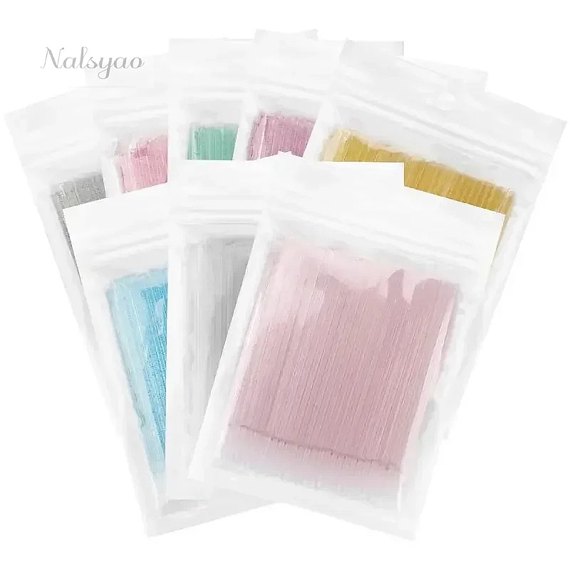 100 Pcs Disposable Crystal Mic - Eyelash Extension Removal 评论和价格