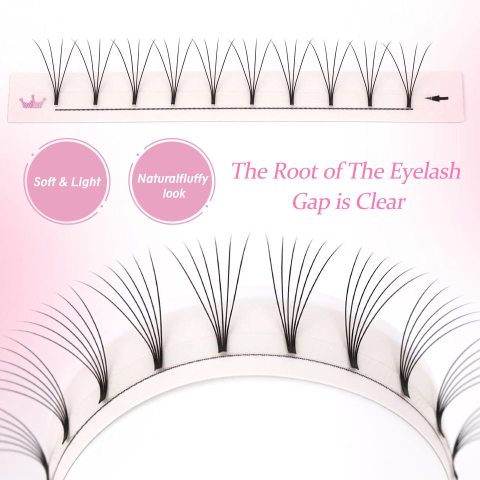 AGUUD Soft Natural Premade Vol - Lash Tray Organizer 评论和价格
