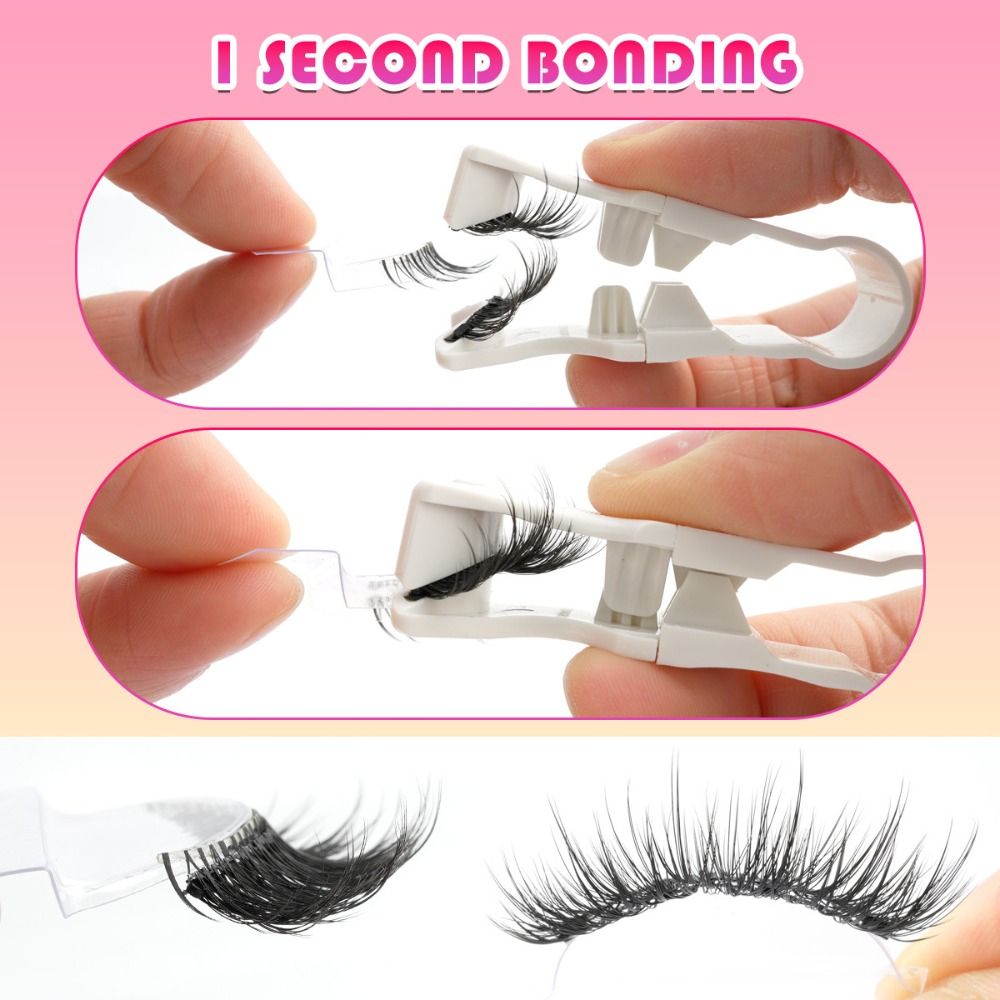 Reusable Magnetic Eyelashes Lo - Eyelash Extension Uv Glue 评论和价格