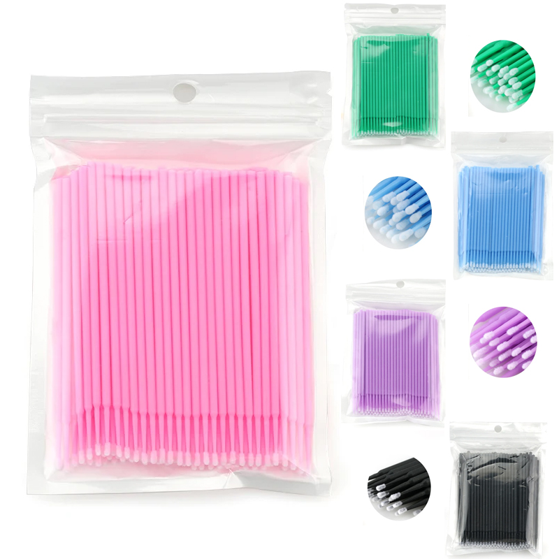 50/100PCS Disposable Micro Bru - Eyelash Extension Removal 评论和价格