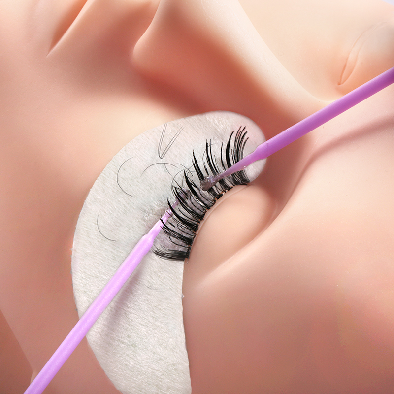 50/100PCS Disposable Micro Bru - Eyelash Extension Removal 评论和价格
