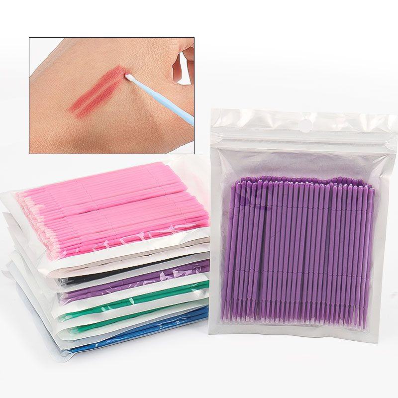 100PCS/Bag Bamboo Eyelash Exte - Eyelash Extension Removal 评论和价格