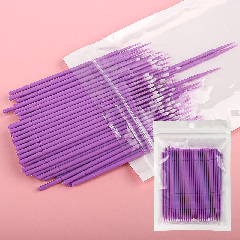 100PCS/Bag Bamboo Eyelash Exte - Eyelash Extension Removal 评论和价格