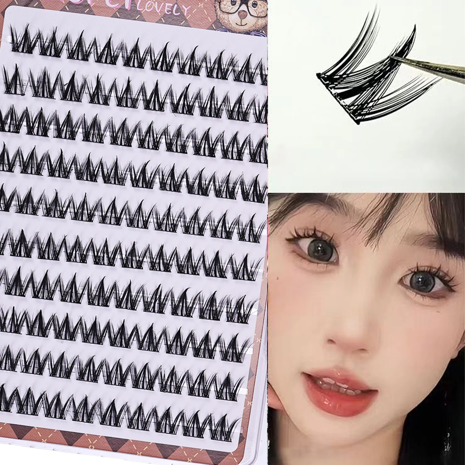Glue-free Thick Natural Curlin - Eyelash Extension Uv Glue 评论和价格