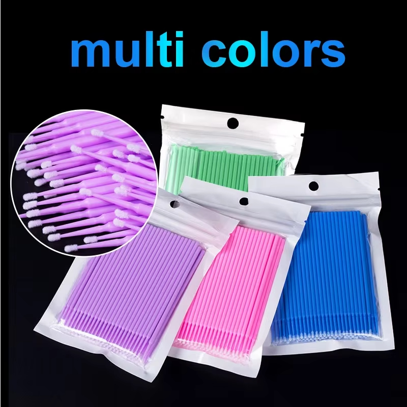 100Pcs Eyelash Cleaning Brush  - Eyelash Extension Removal 评论和价格