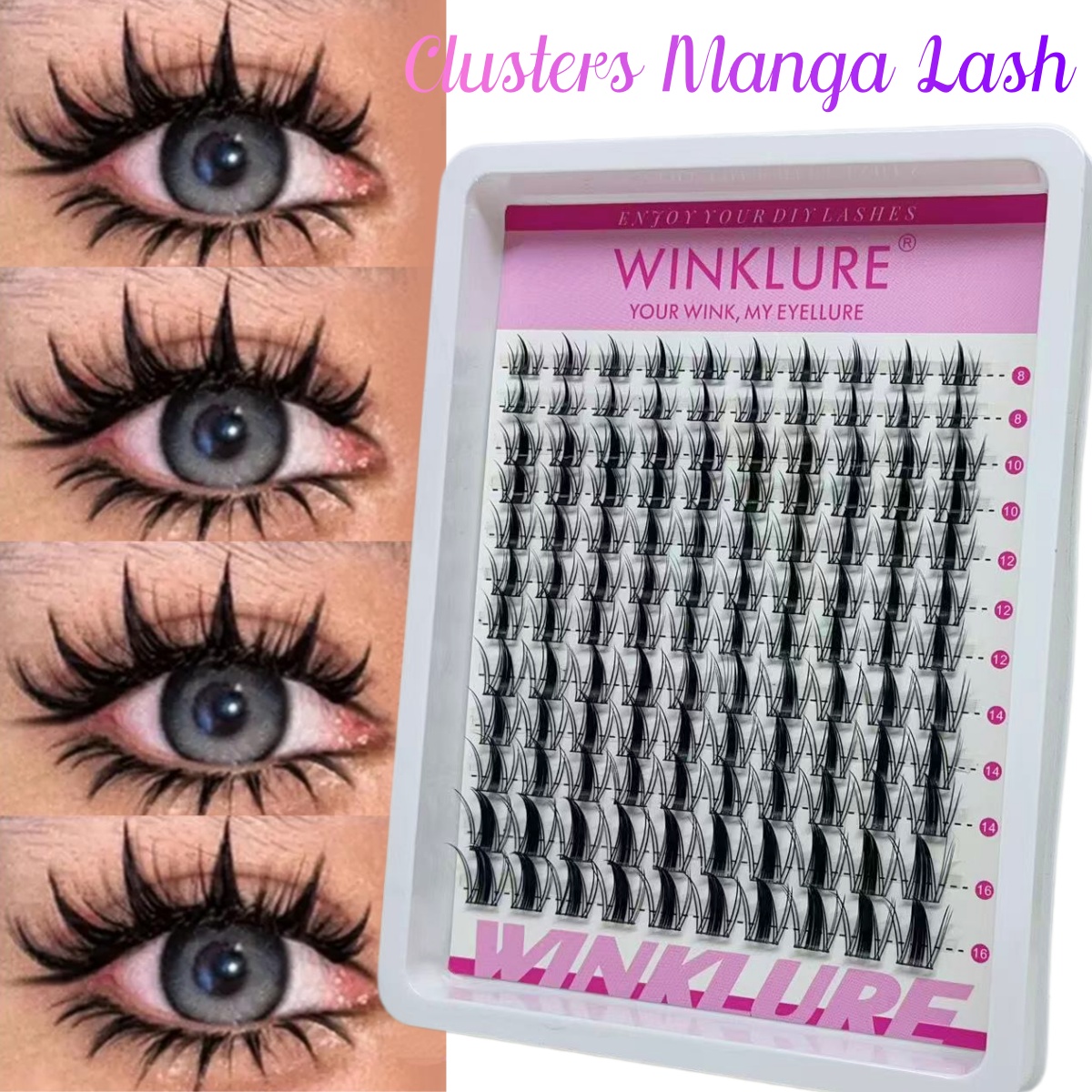 WINKLURE Manga Lash Clusters K - Lash Tray Organizer 评论和价格