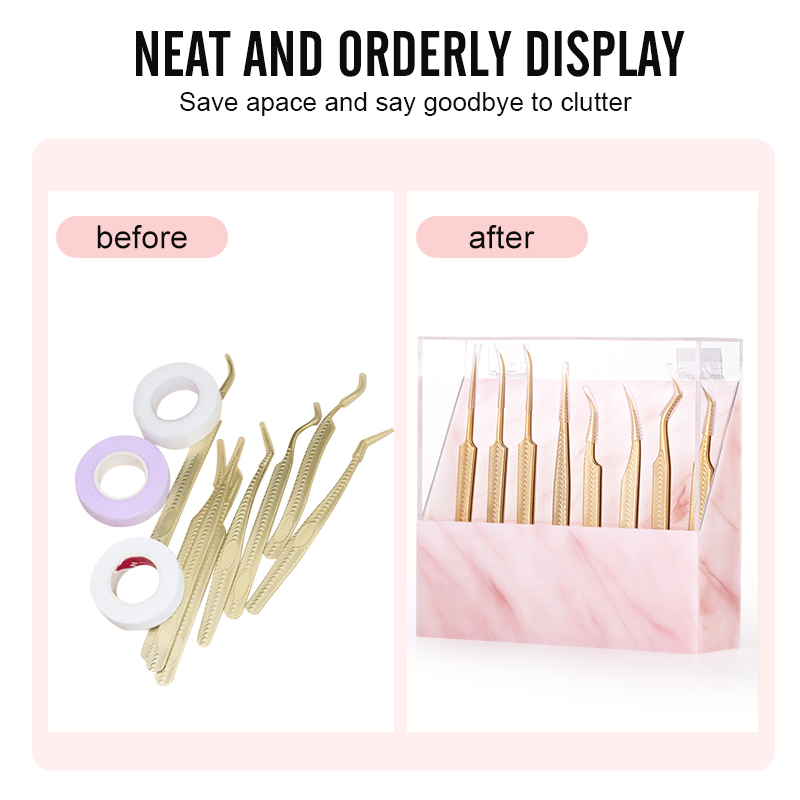 NATUHANA 8 Slots Acrylic Eyela - Lash Tray Organizer 评论和价格