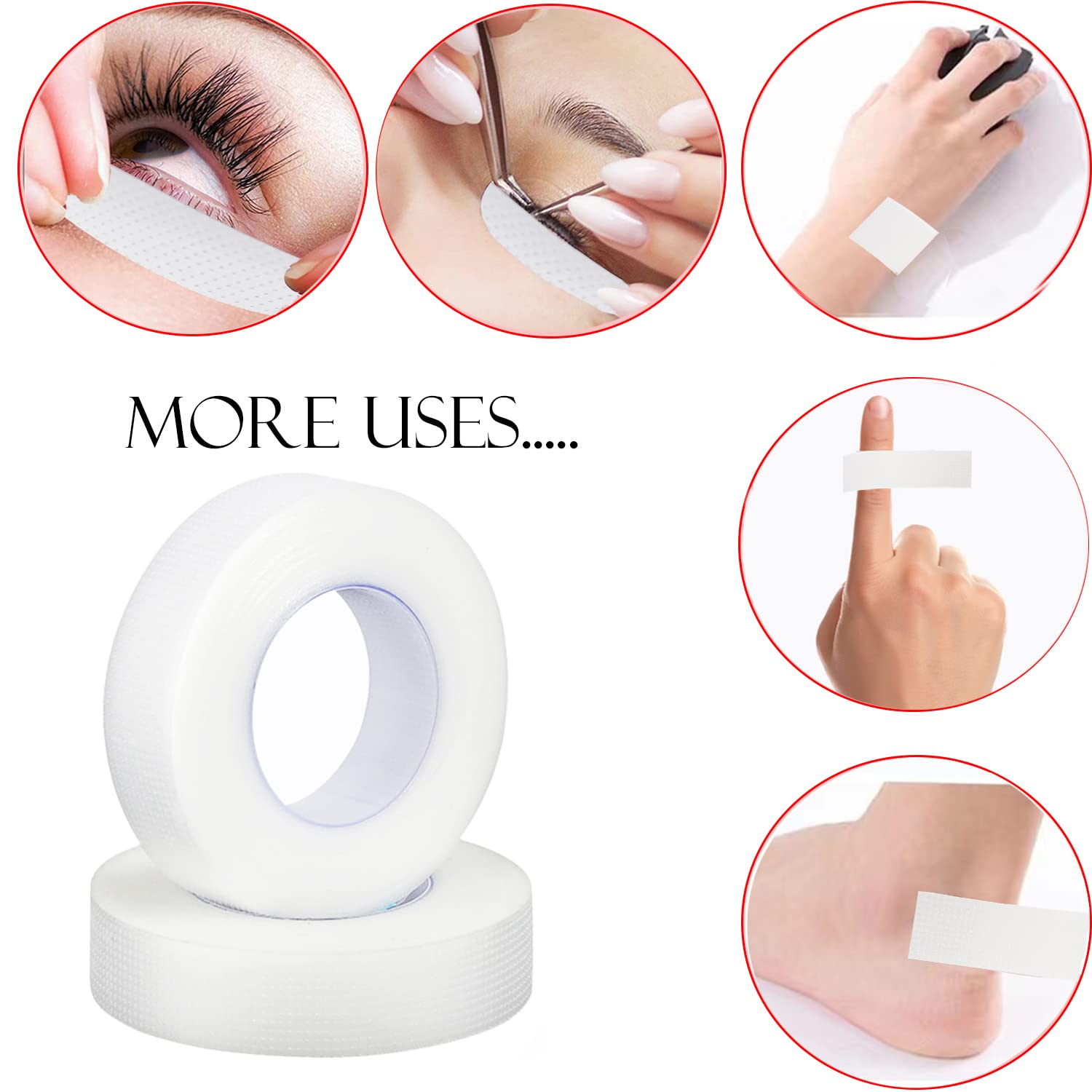 Eyelash Tape Transparent Adhes - Eyelash Extension Remover Gel 评论和价格