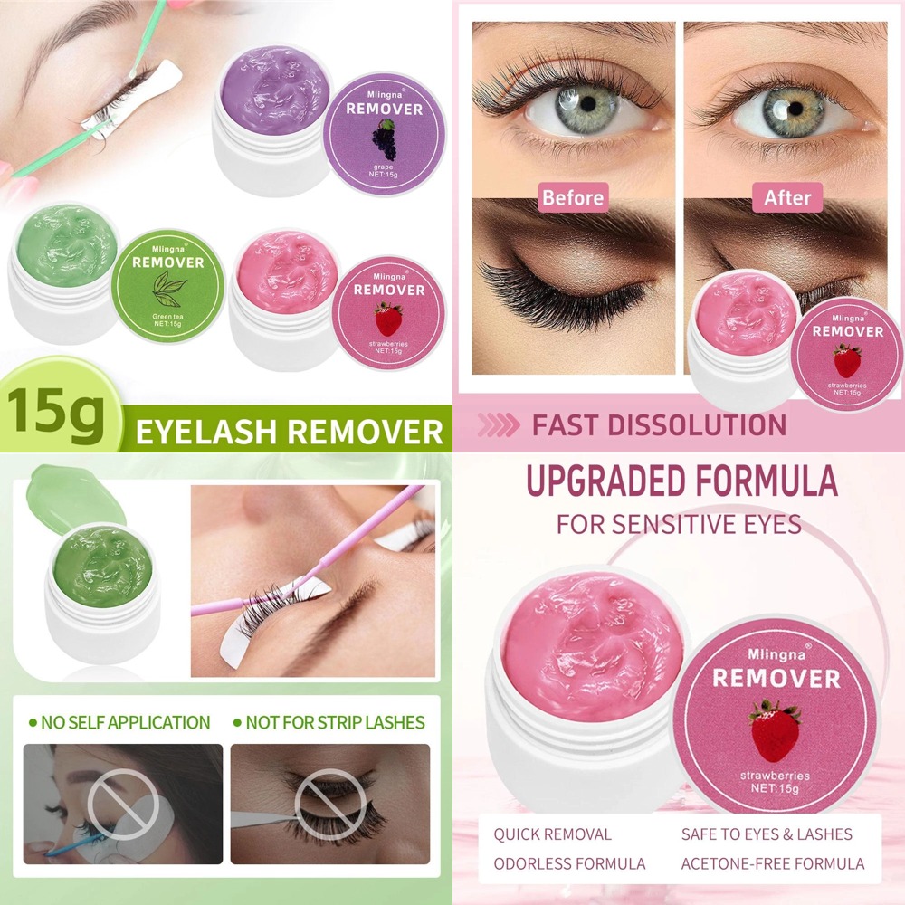 1pcs Eyelash Glue Remover Crea - Eyelash Extension Removal 评论和价格