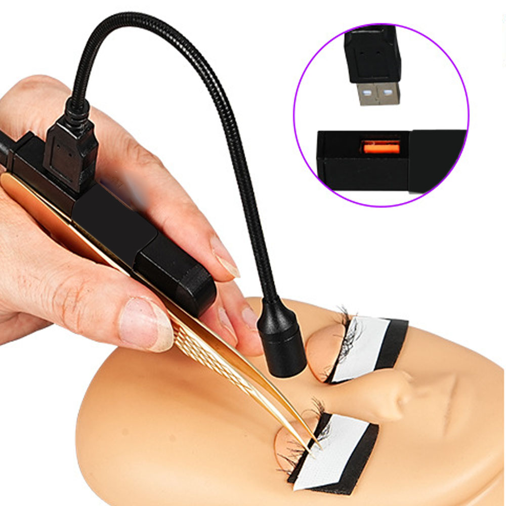 USB lamp head Handheld Tweezer - Eyelash Extension Uv Glue 评论和价格
