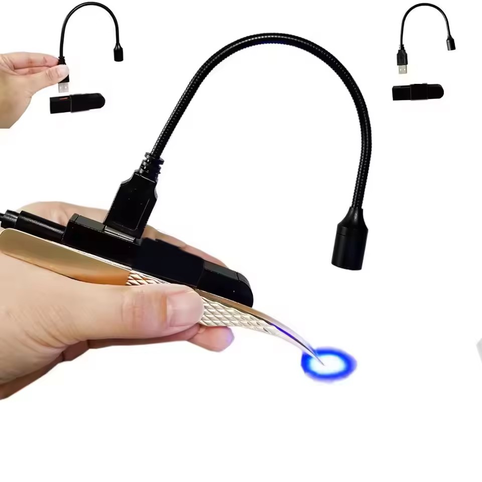 USB lamp head Handheld Tweezer - Eyelash Extension Uv Glue 评论和价格