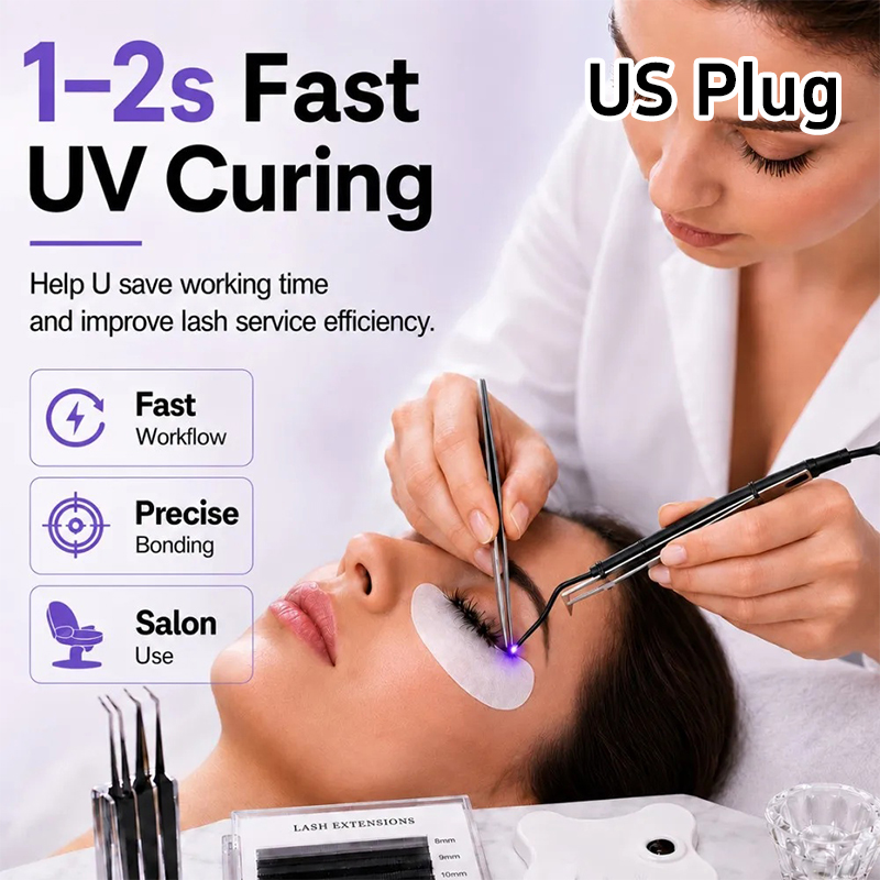 Mini UV Lash Lamp Tweezers 2‑S - Eyelash Extension Uv Glue 评论和价格