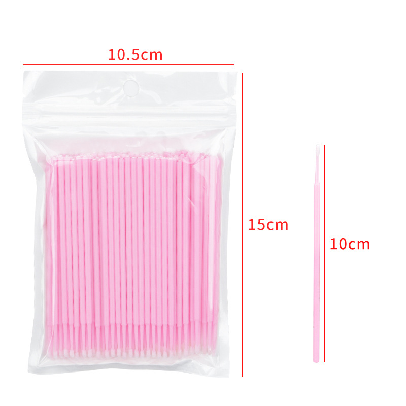 500/1000PCS Micro Brushes Eyel - Eyelash Extension Removal 评论和价格