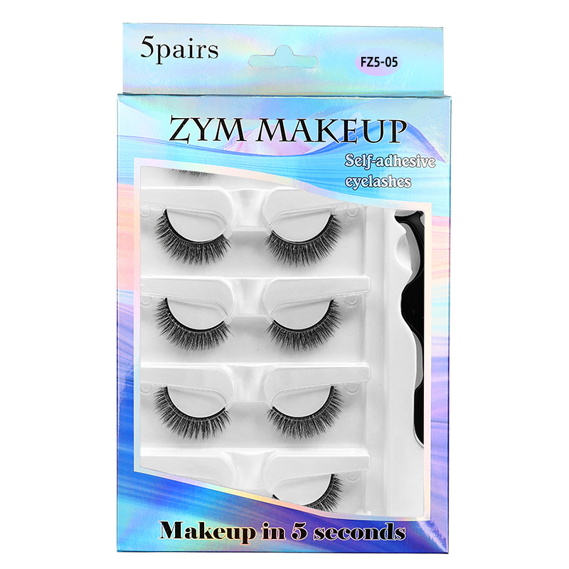 5 Pairs Glue-free Self-adhesiv - Eyelash Extension Uv Glue 评论和价格