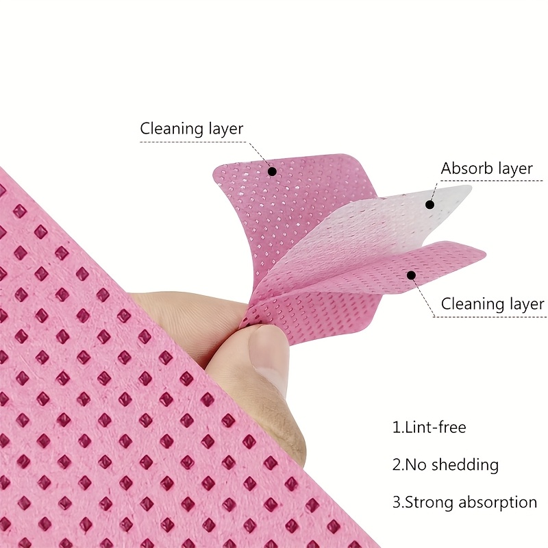 50/100/200pcs Lint-Free Nail W - Eyelash Extension Remover Gel 评论和价格
