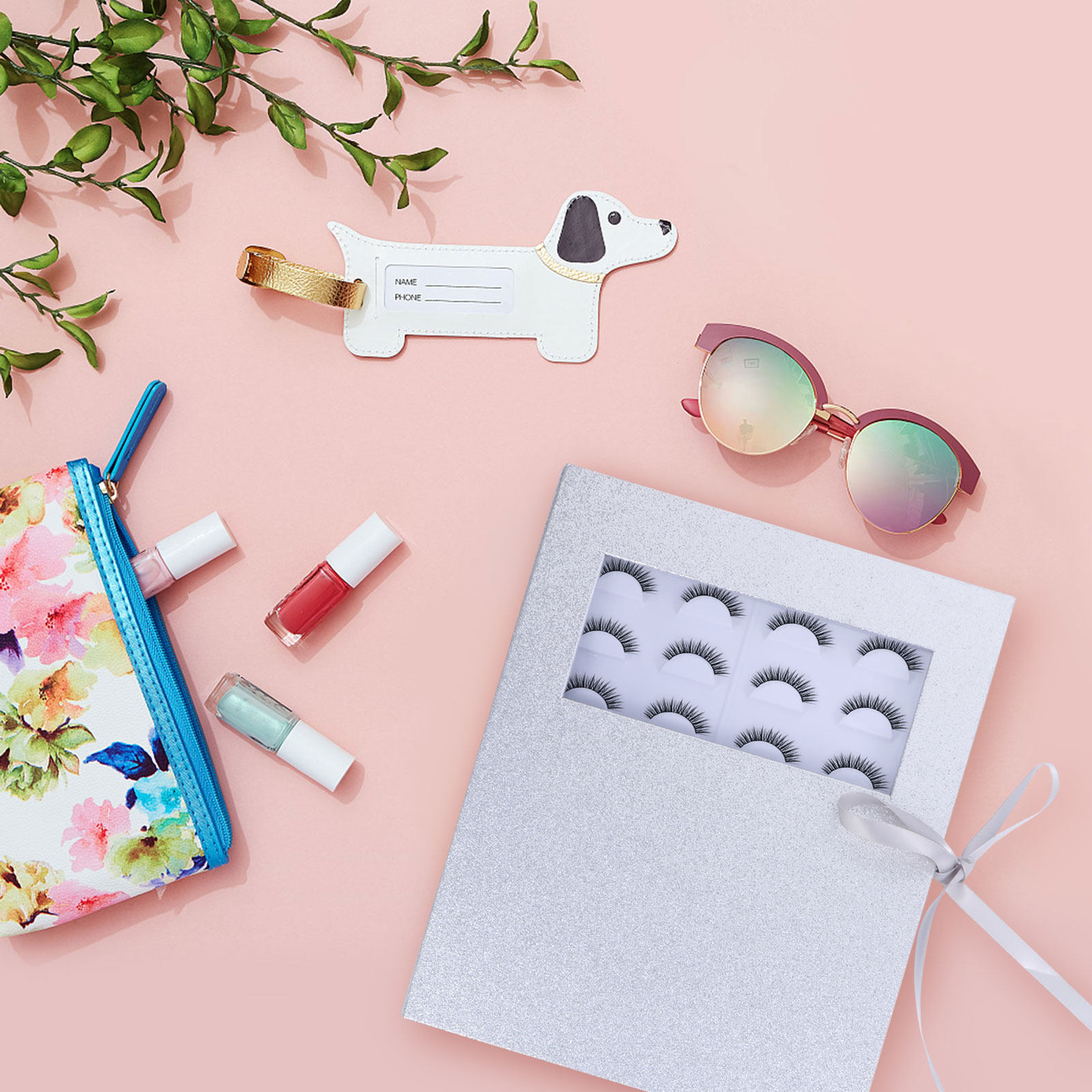 False Eyelash Organizer Box wi - Lash Tray Organizer 评论和价格