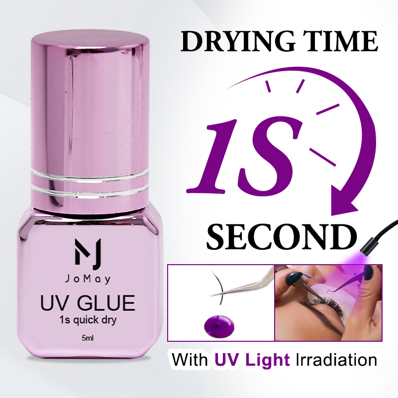JOMAY 3 Bottles Fast Drying UV - Sensitive Lash Glue 评论和价格