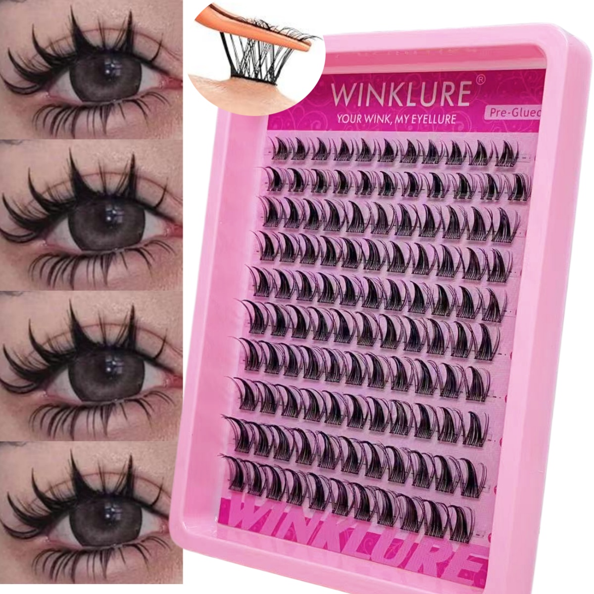 WINKLURE Self-Adhesive False E - Eyelash Extension Uv Glue 评论和价格